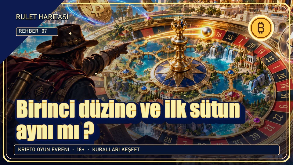 Birinci düzine ve ilk sütun aynı mı? için kripto temalı oyun kapağı