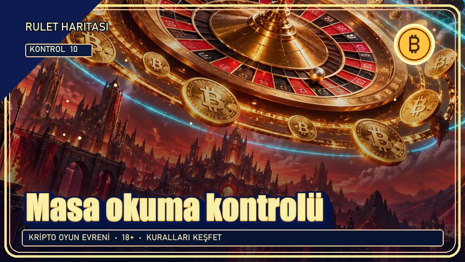 Masa okuma için kripto temalı kontrol görseli