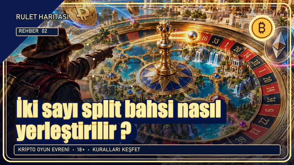 İki sayı split bahsi nasıl yerleştirilir? için kripto temalı oyun kapağı