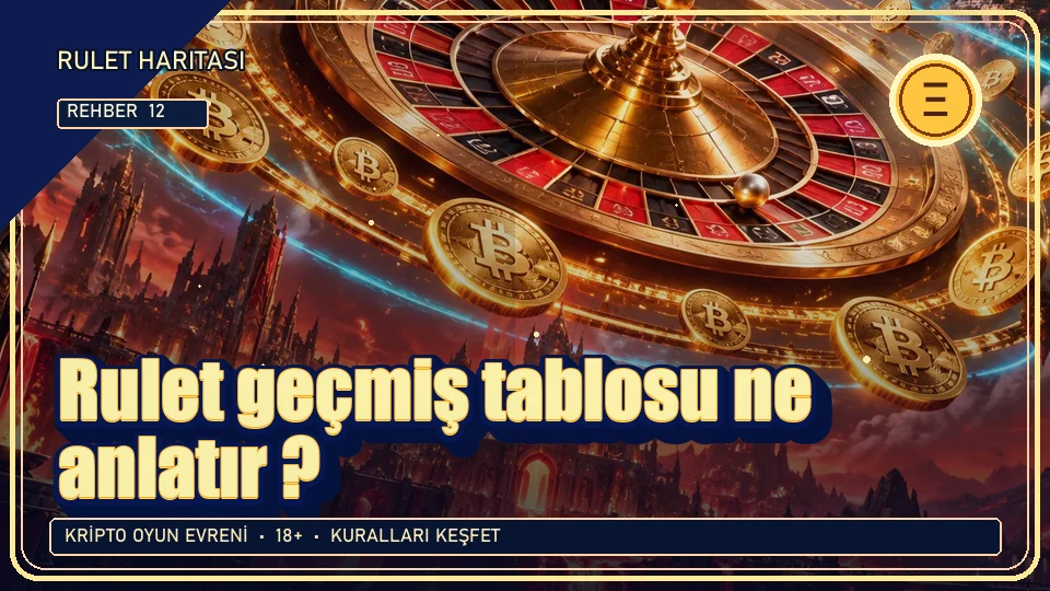 Rulet geçmiş tablosu ne anlatır? için kripto temalı oyun kapağı